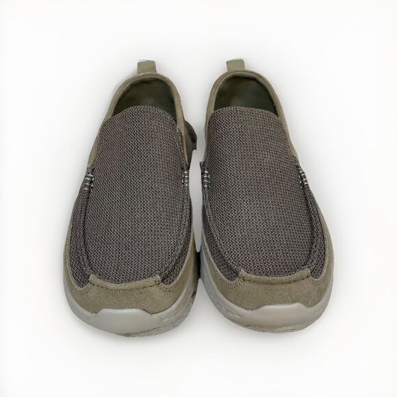 Skechers Relaxed Fit Men Size 10.5 Slade-Munson Light Brown Slip On 205102 New - Picture 7 of 9